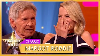 Margot Robbie Gets Flustered Over Harrison Ford  The Graham Norton Show [upl. by Shevlo]