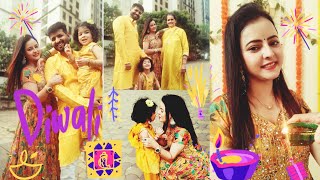 happy Diwali every onediwali celebrationdaily vlogpahadi family in Mumbaifestive vibe [upl. by Nomyar434]