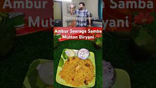 Ambur Style mutton biryani recipe trending shorts viralshorts foodiew [upl. by Leber160]