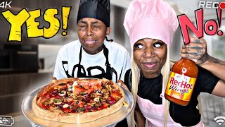 YES OR NO PIZZA CHALLENGE WITH RKMEPIREE ❤️ [upl. by Adlitam]