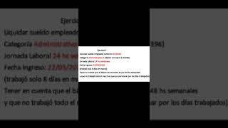 Como liquidar jornada yo mes parcial Caso práctico [upl. by Ajiam]