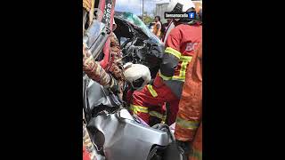 One killed three seriously injured in multivehicle Seremban accident [upl. by Raskin]