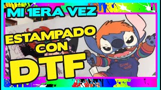 Impresión y estampado en DTF mi primera vez [upl. by Cooe]