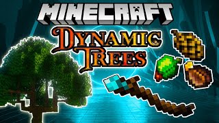 Dynamic Trees Mod Minecraft 11710 1165 1122 [upl. by Darline201]