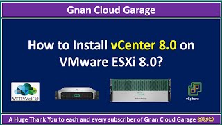 How to Install vCenter 80 on VMware ESXi 80 [upl. by Oeak]