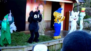 NY Bamse och den talande Julgranen Sagojul på Kolmården 2017  Talande granen på Bamses värld [upl. by Eras]