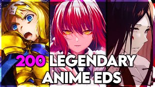 200 Legendary Anime Endings [upl. by Ainimre261]