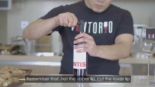 How to Use the Vintorio Waiters Corkscrew [upl. by Zelle754]