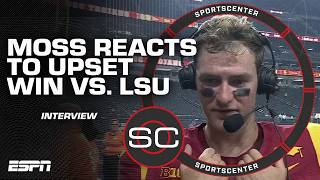 Miller Moss talks USC upsetting LSU waiting behind Caleb Williams amp MORE  SportsCenter [upl. by Stanislas530]