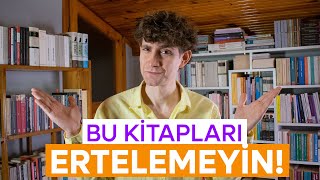 Bu Kitapları Okumayı ERTELEMEYİN  Kitap Önerileri [upl. by Sello]