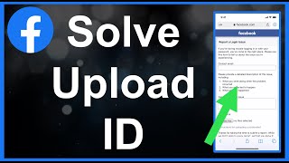 How To Solve Upload Your ID To Facebook [upl. by Stanhope]