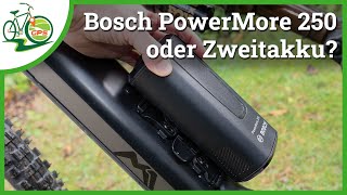 Bosch PowerMore 250 🔋 Alle Details amp Nachrüsten 🔧 Range Extender oder besser doch Zweitakku [upl. by Yeliw]