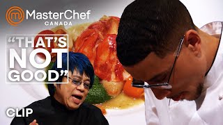 quotNot A Good Movequot  MasterChef Canada  MasterChef World [upl. by Aitsirhc252]