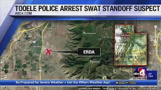 Suspect apprehended after SWAT standoff in Tooele County [upl. by Hsirrehc]