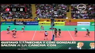 Peru x Tunez FIVB Womens Junior 2011 [upl. by Ruhtracam]