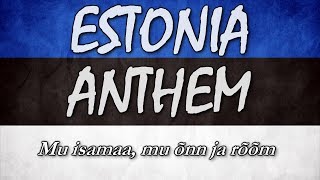 Estonia National ANTHEM  quotMu isamaa mu õnn ja rõõmquot  Eesti hümn [upl. by Phene]