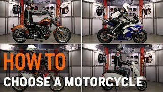 Motorcycle Types for Beginners  How to Choose at RevZillacom [upl. by Alcock]