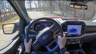 2021 Ford F150 Hybrid XLT  POV Test Drive Binaural Audio [upl. by Jaddo250]