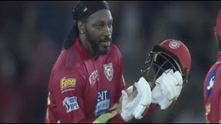 SRH VS KXIP Chris Gayle ने जड़ा IPL 2018 का पहला शतक [upl. by Tnomad]