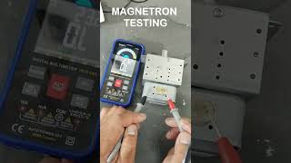 how to test magnetron shorts [upl. by Andrej]