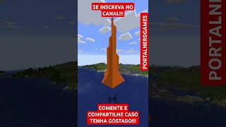 quotTORRE INSTANTÂNEA COM LAVA E ÁGUA NO MINECRAFT 😱🔥minecraft shorts minecraftshorts [upl. by Saber573]