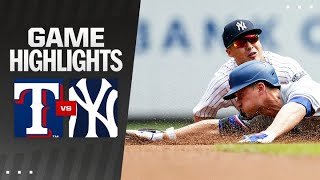 Rangers vs Yankees Game Highlights 81124  MLB Highlights [upl. by Donovan]