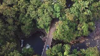 Pepeekeo Scenic Drive and Onomea Bay by drone in Spectacular HD Video [upl. by Devlen475]