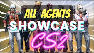 CS2  ALL Agents Showcase UPDATED [upl. by Anayt247]