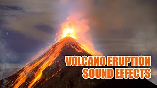 Volcano Erupting Sounds 🌋 Volcano Sounds [upl. by Sessilu690]