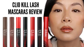 Clio Kill Lash Superproof Mascaras Review BEST vs WORST [upl. by Aenehs]