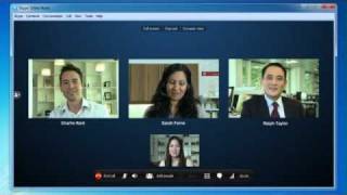 How to make a Skype video conference call  Windows [upl. by Noman]