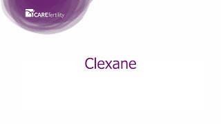 CARE Fertility  Clexane Injection Teach  Diana Baranowski [upl. by Finzer123]