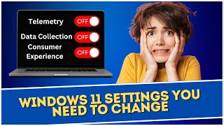 Windows 11 Settings You Need To Change [upl. by Alicec123]