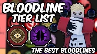 The TRUE BEST Bloodline Tier List for Shindo Life  The BEST Bloodlines in Shindo Life [upl. by Abekam]