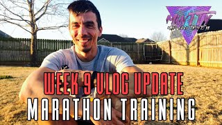 WEEK 9 VLOG UPDATE MARATHON TRAINING [upl. by Anilra]