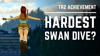 How to Dive from the Guard Tower Crane Dive Achievement – Tomb Raider II Remastered [upl. by Atolrac]