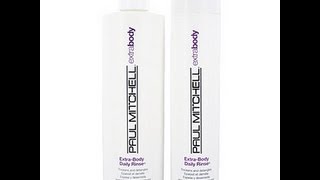 Hair  Shampoo amp Conditioner Review Paul Mitchell Extra Body  Eatin Chocolate [upl. by Baler]