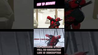 The MAXIMUM EFFORT Fortnite recreation Deadpool Bye Bye Bye opening scene Full video description [upl. by Sabsay]