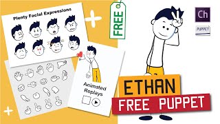 Ethan Puppet for Adobe Character Animator FREE DOWNLOAD [upl. by Hamner]