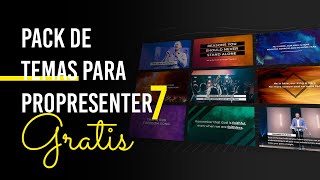 Pack de Temas Para Cantos y Biblia en ProPresenter 7  GRATIS [upl. by Corri]