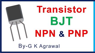 BJT transistor NPN amp PNP working and difference [upl. by Gnilhsa156]