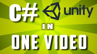 Learn C In One Video Unity C Scripting Tutorial For Beginners  2024 Fully Working [upl. by Odirfliw]