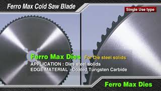 Kanefusa Cold Saw Blades for Metals [upl. by Nylaras]