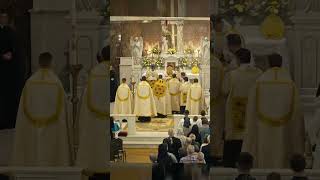 Cardinal Raymond Burke offers the traditional Latin Mass [upl. by Mallon451]