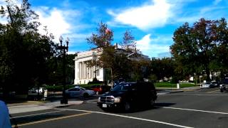 Presidential Motorcade Washington DC [upl. by Nashom]