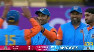 Match  06 Highlights  India Champions vs West Indies Champions  The World Championship of Legends [upl. by Hike]