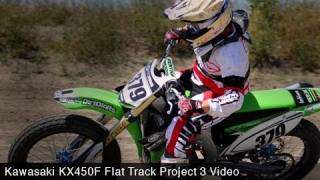 MotoUSA Kawasaki KX450F Flat Track Project 3 [upl. by Rochus888]