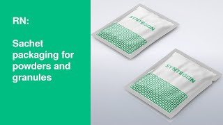 RN Sachet packaging for powders and granules [upl. by Carrnan688]