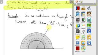 Constructia triunghiurilor clasa a VI a  wwwsupermeditatiiro [upl. by Cuyler]