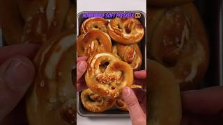 HOMEMADE SOFT PRETZELS RECIPE – LINK IN DESCRIPTION shorts recipe pretzels [upl. by Vezza571]